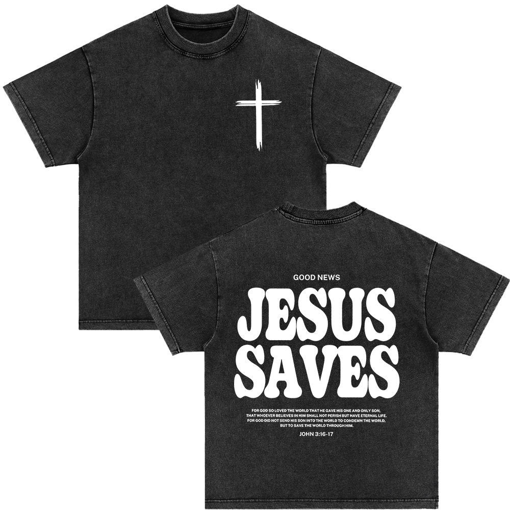 Vintage Washed Scripture Tees –WalkByFaith™