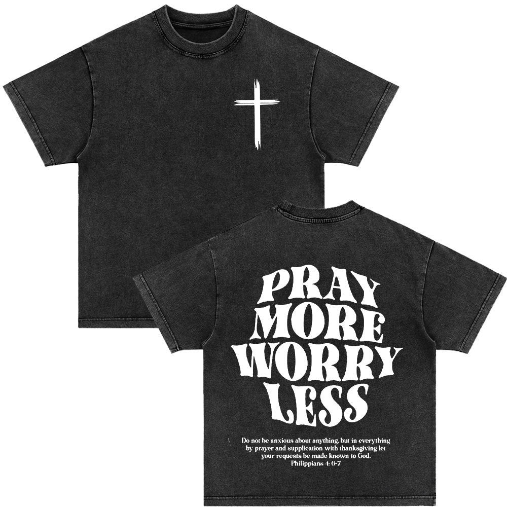Vintage Washed Scripture Tees –WalkByFaith™