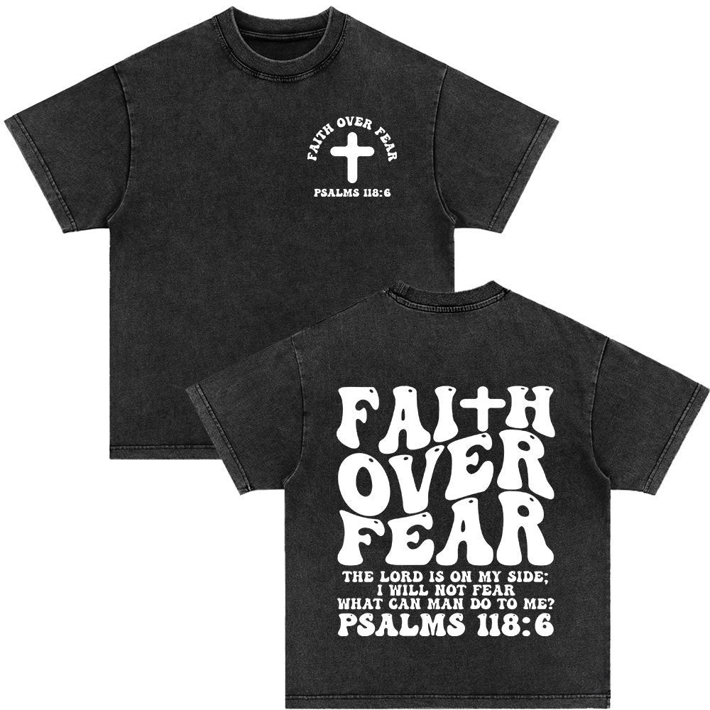 Vintage Washed Scripture Tees –WalkByFaith™