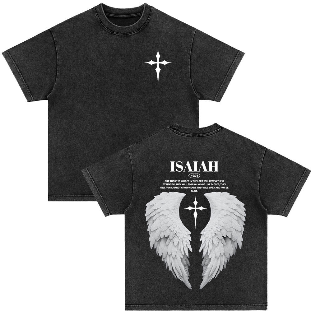 Vintage Washed Scripture Tees –WalkByFaith™