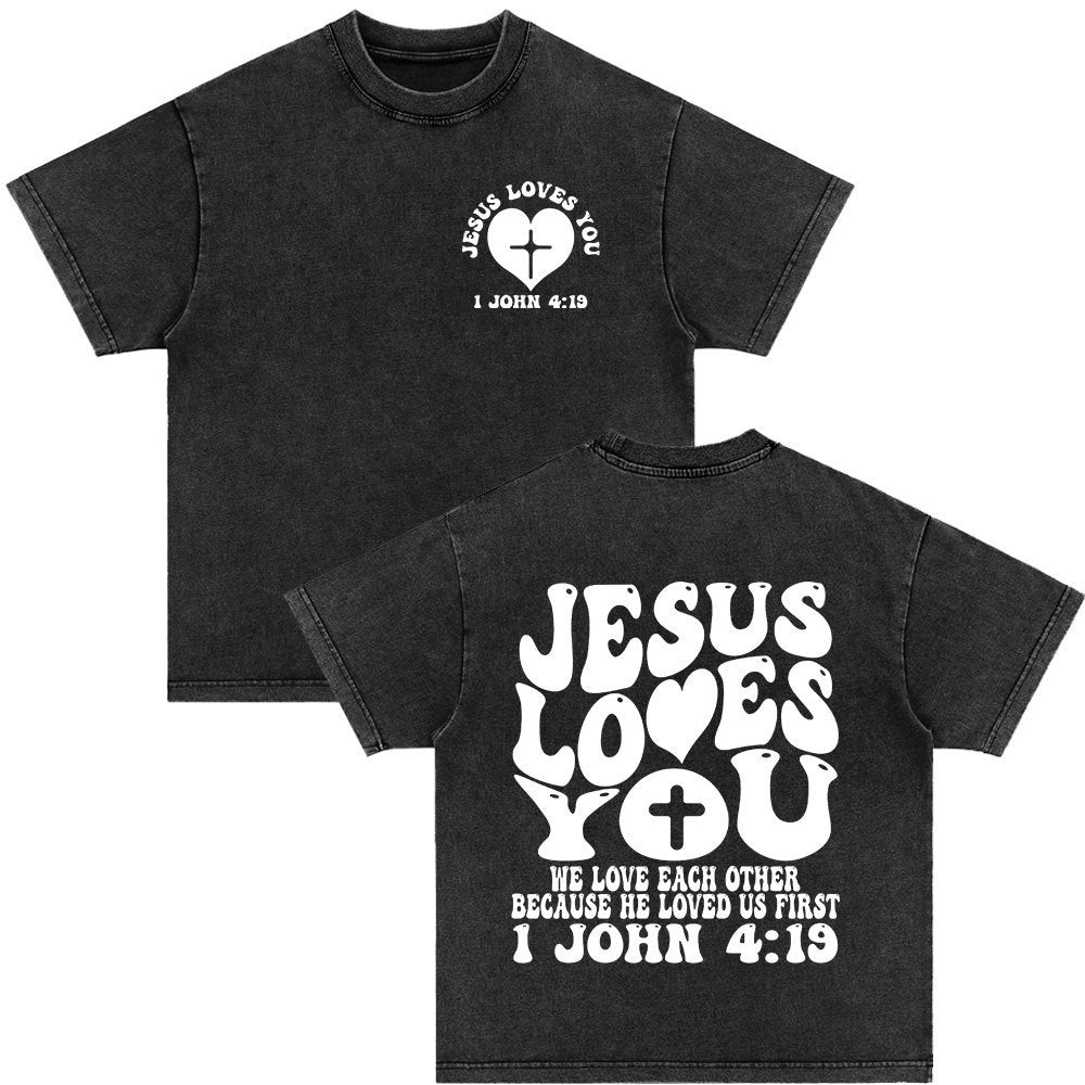 Vintage Washed Scripture Tees –WalkByFaith™
