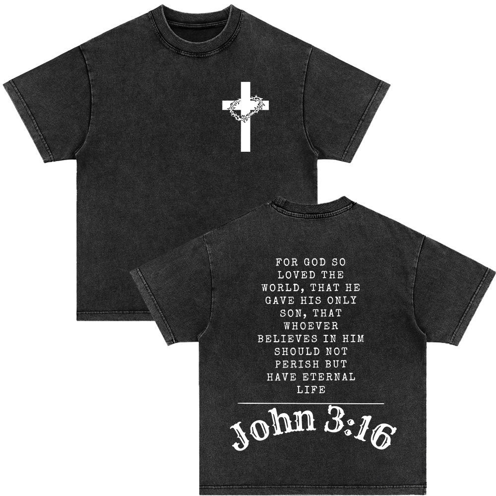 Vintage Washed Scripture Tees –WalkByFaith™